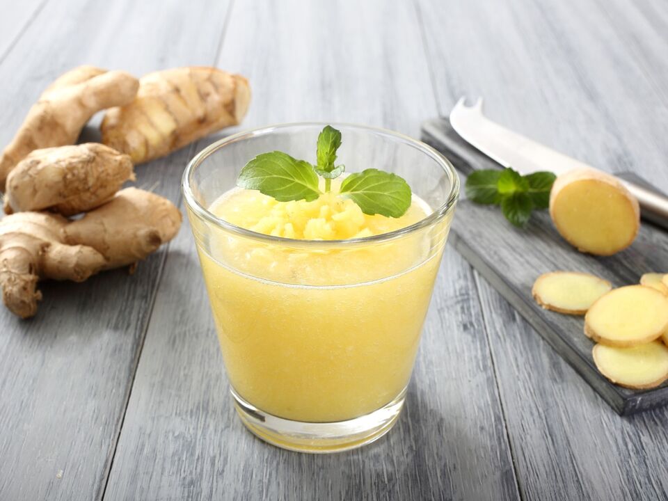 Peppermint ginger drink is a delicious way to increase male potency