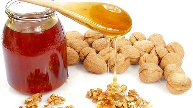 The potency of honey and walnuts