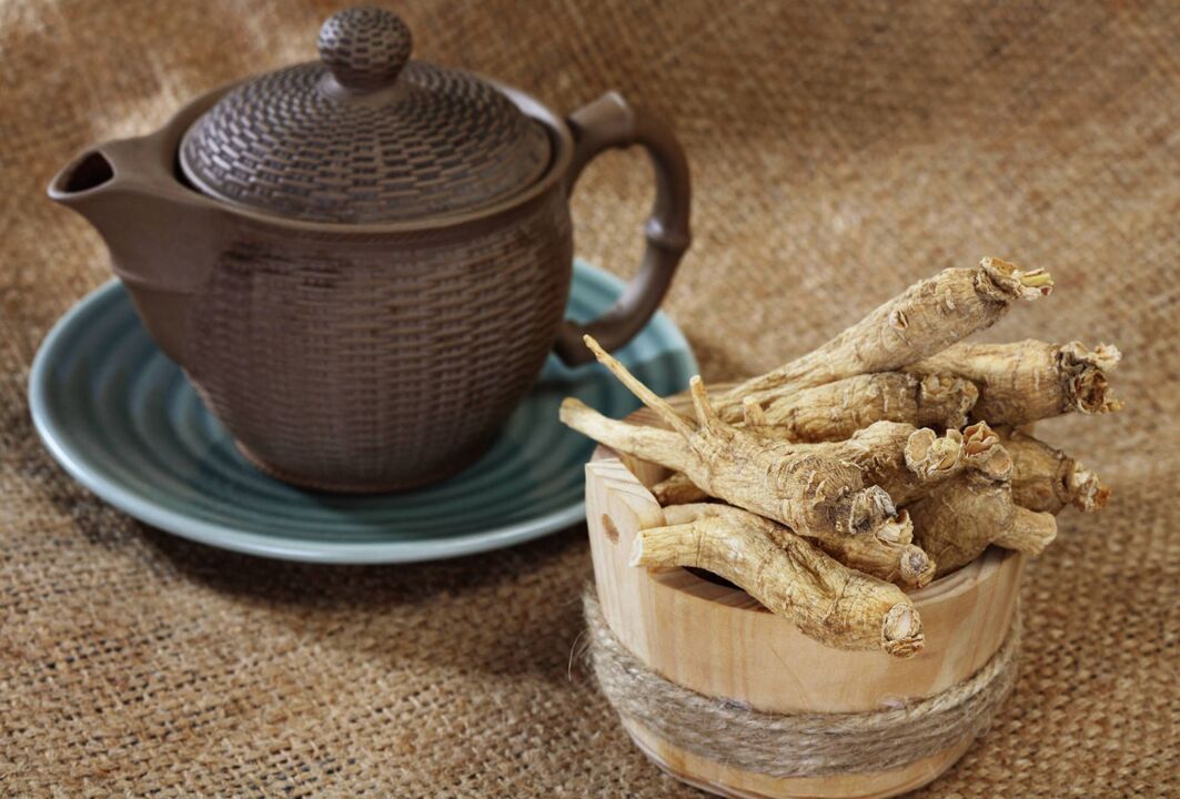 Ginseng cinnamon soup is added to honey to increase potency