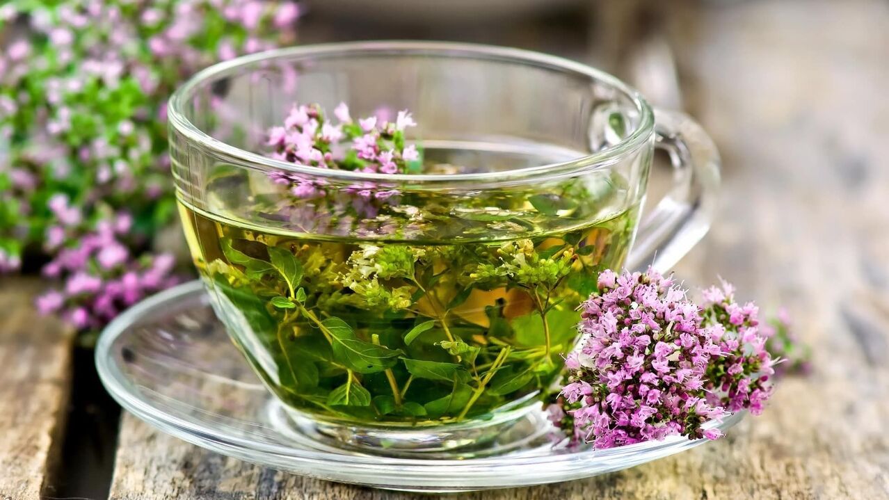 Thyme tea to improve potency